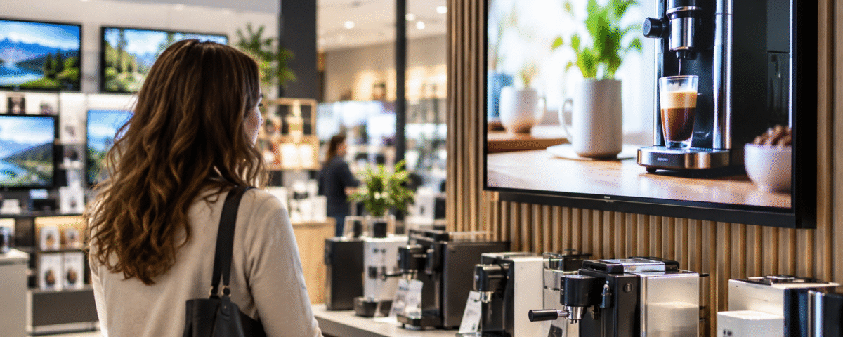 Gli schermi nei punti vendita diventano strumenti di comunicazione col Digital Signage