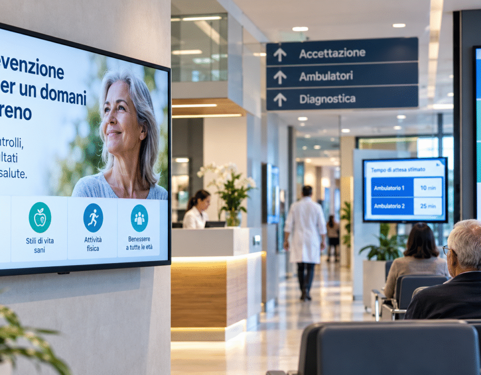 Digital Signage per la Comunicazione nelle strutture sanitarie