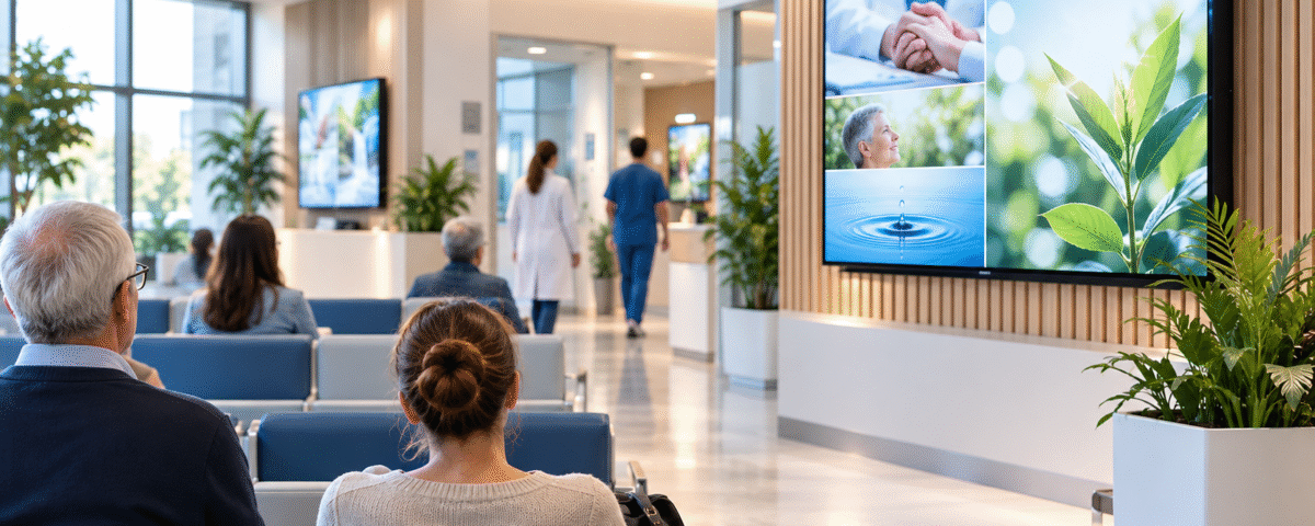 Digital Signage per strutture sanitarie - La sala d'attesa